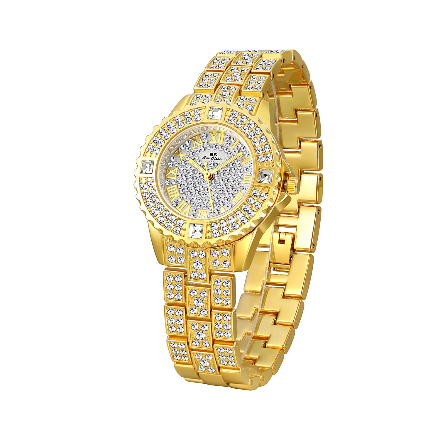 Hot Sale quartz waterproof diamond ladies watch