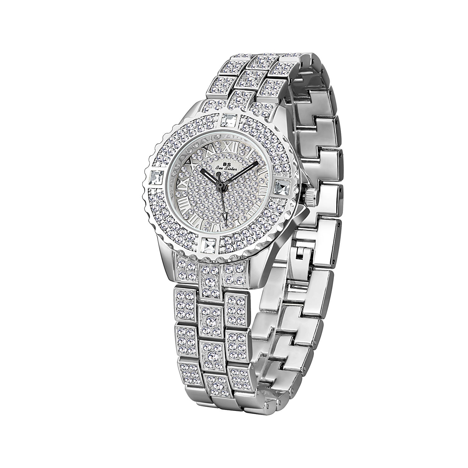 Hot Sale quartz waterproof diamond ladies watch