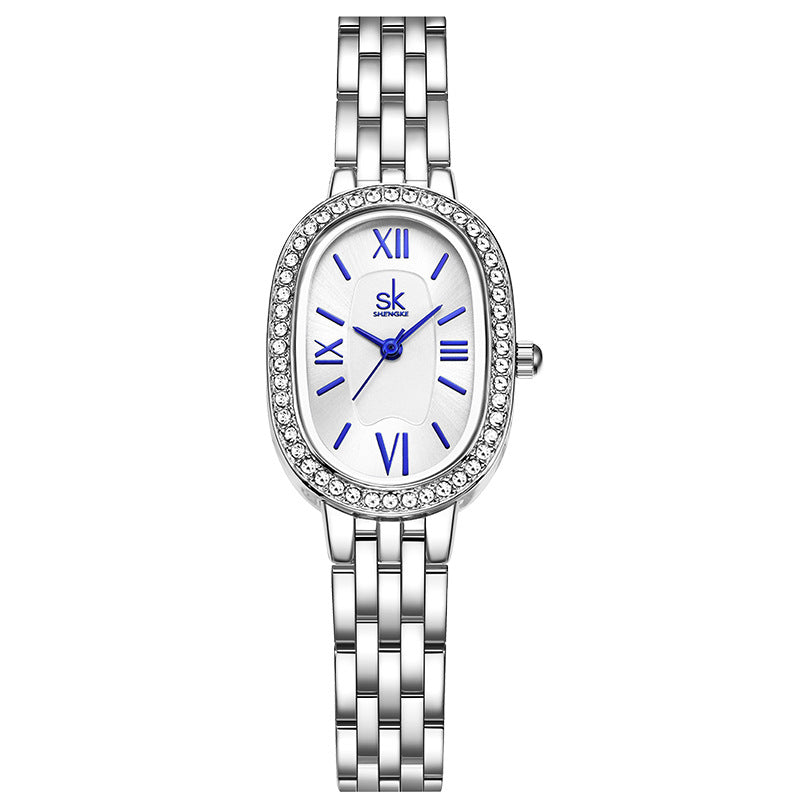 Hot Sale waterproof quartz watch for women with diamonds