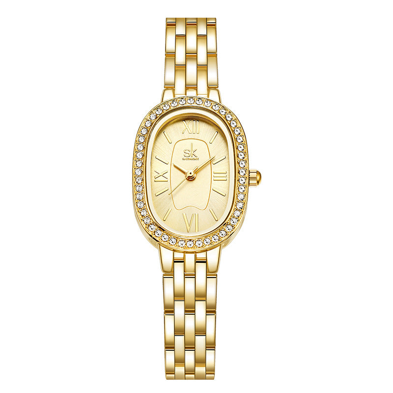 Hot Sale waterproof quartz watch for women with diamonds