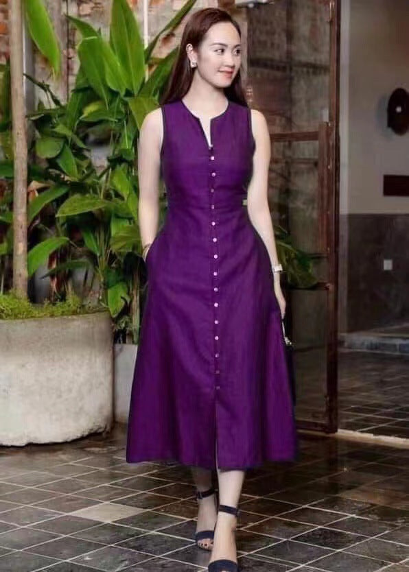 Sleeveless Fashion Slim Fit Women's Dress