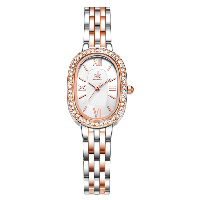 Hot Sale waterproof quartz watch for women with diamonds