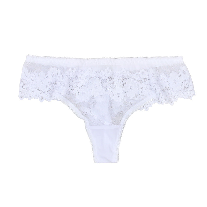 Women's lace Thong low waist hip lift sexy panty