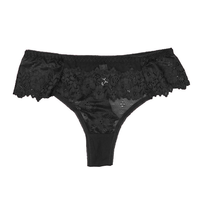 Women's lace Thong low waist hip lift sexy panty