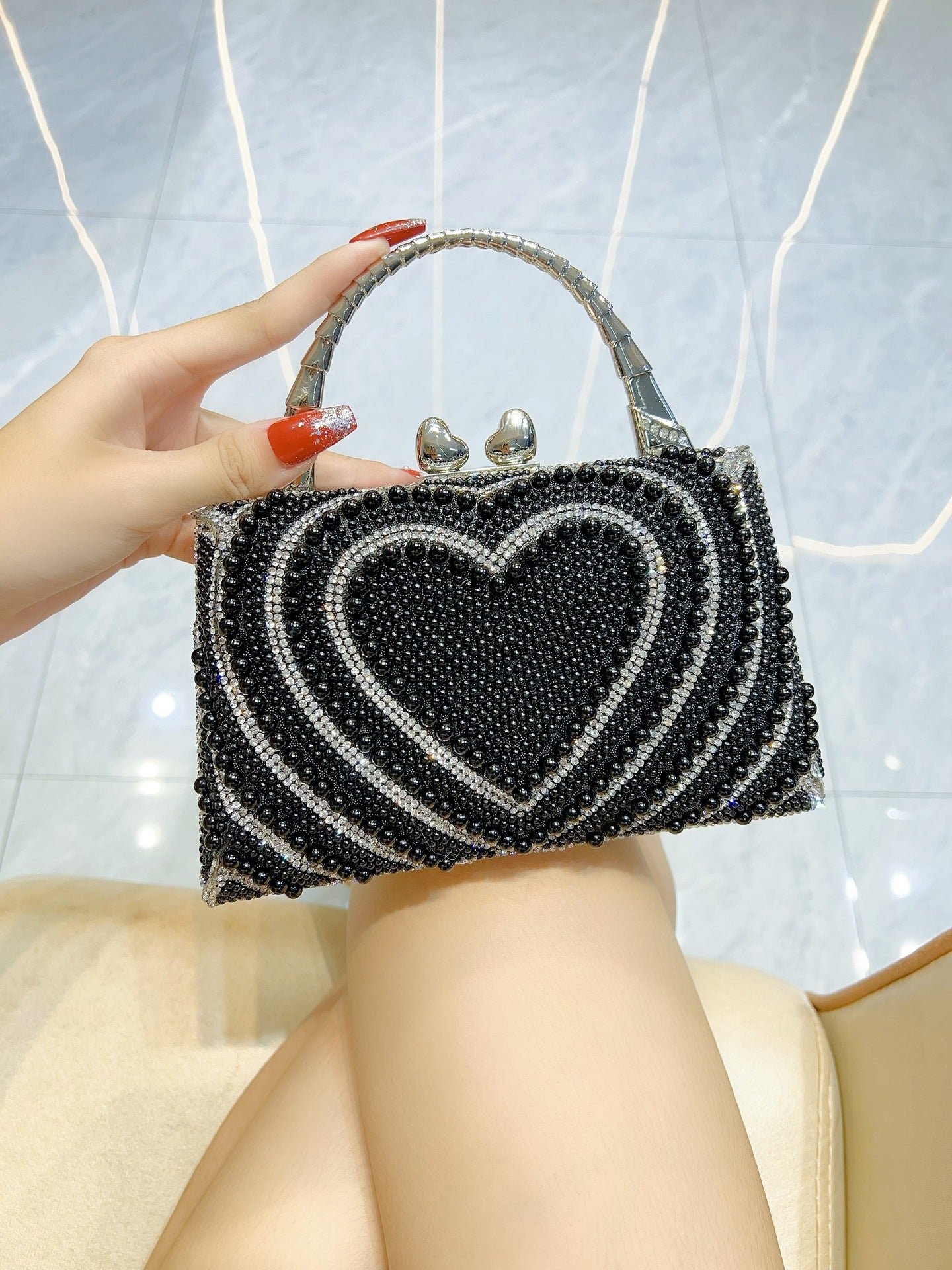 Women's Crossbody Bag Party Handbag Dress Bag Diamond Dinner Bag