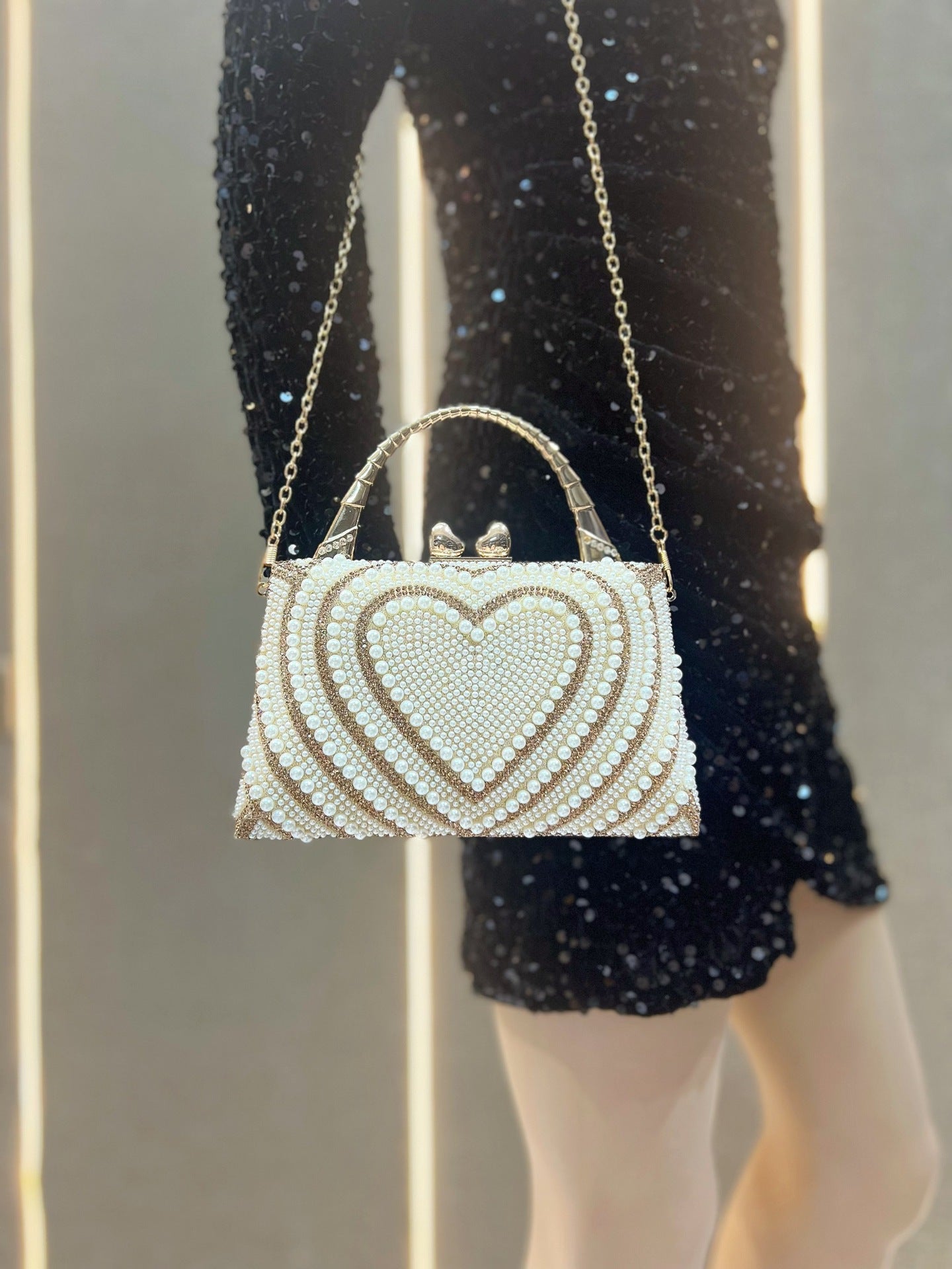 Women's Crossbody Bag Party Handbag Dress Bag Diamond Dinner Bag