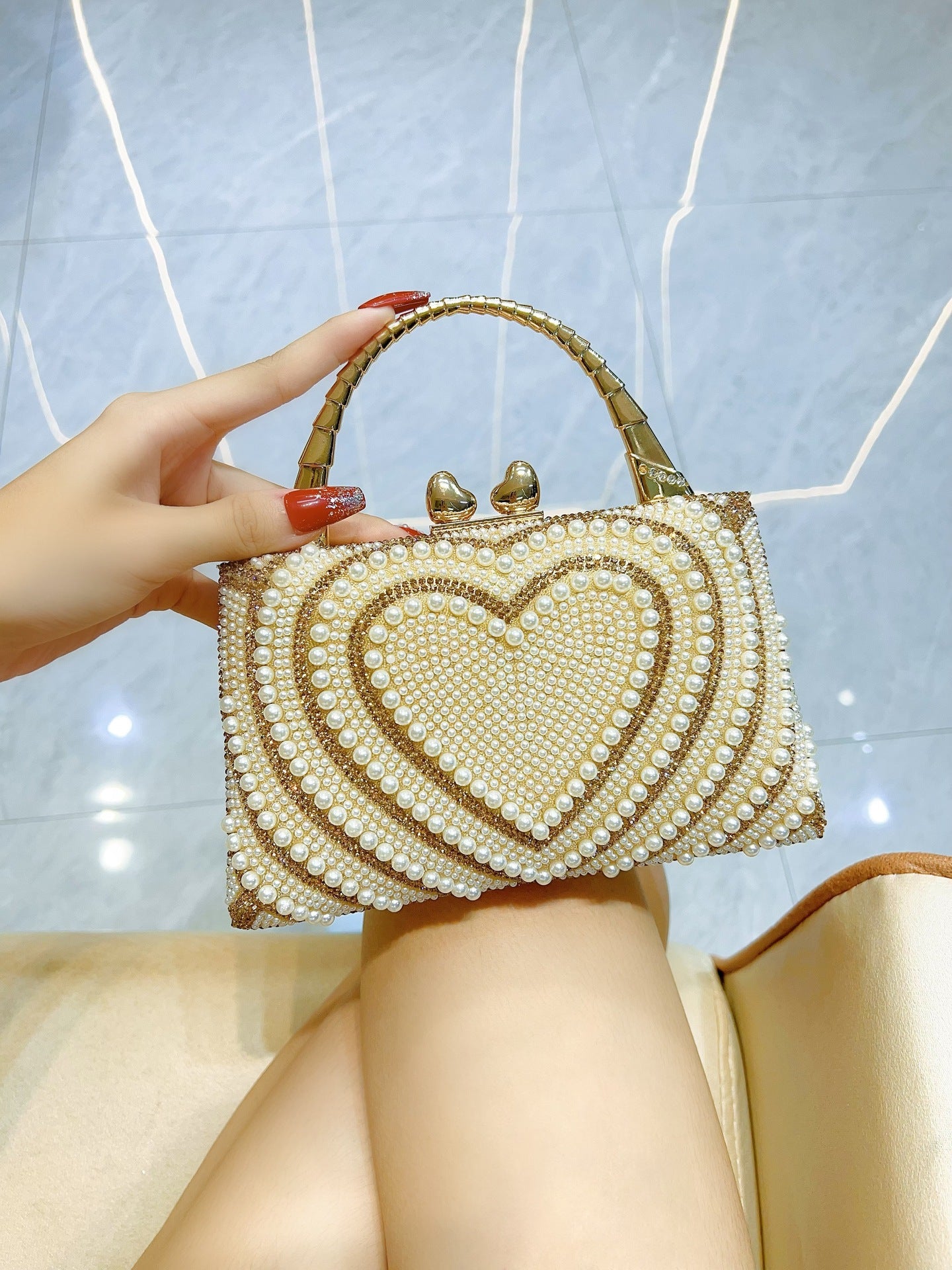 Women's Crossbody Bag Party Handbag Dress Bag Diamond Dinner Bag