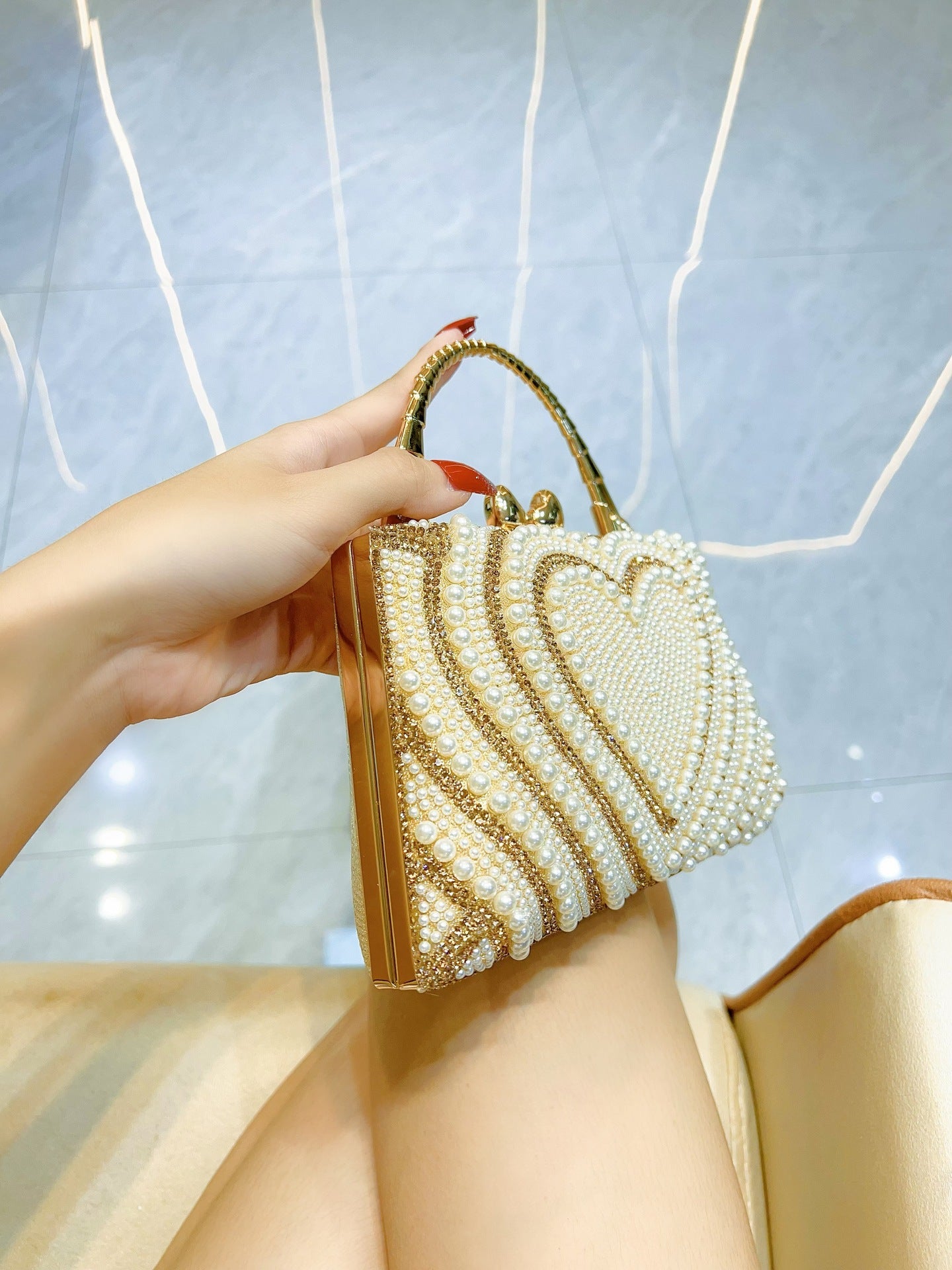 Women's Crossbody Bag Party Handbag Dress Bag Diamond Dinner Bag