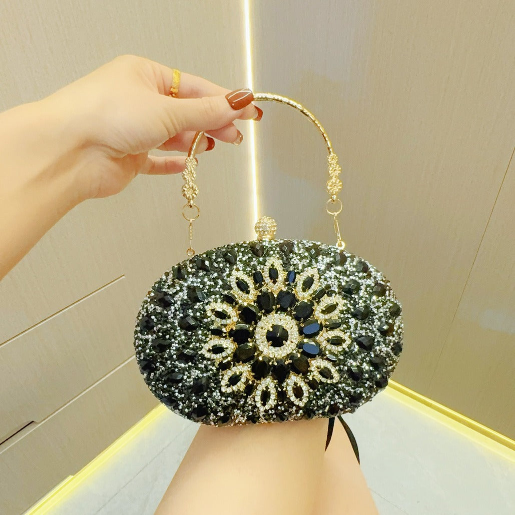 women evening dress party bag diamond Retro handbag