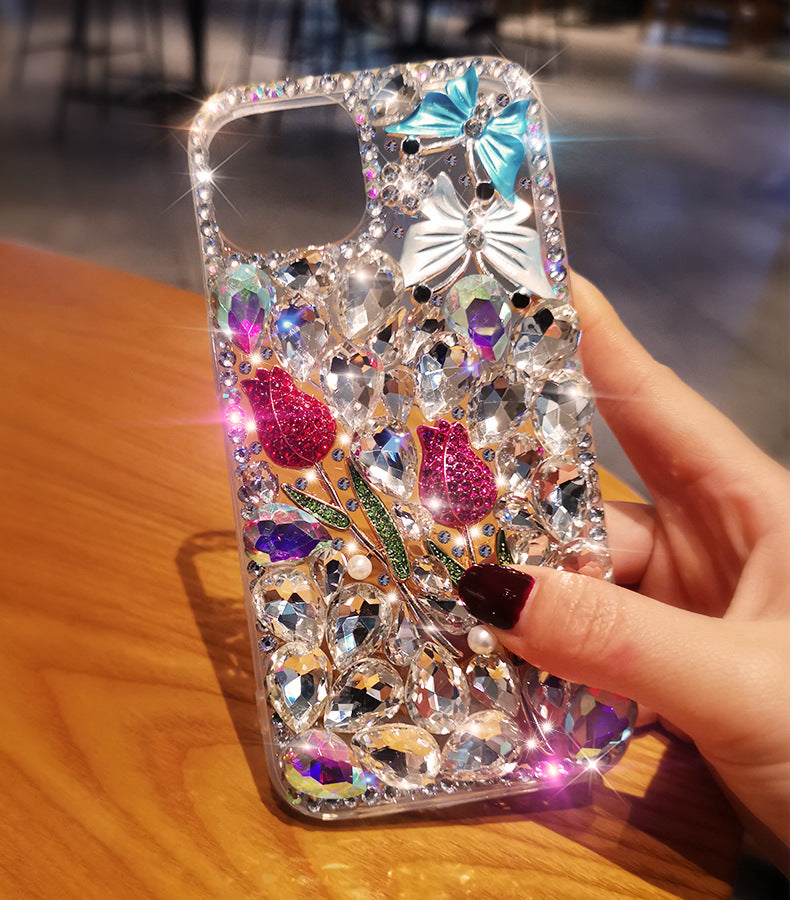 New diamond-studded rhinestone phone case for iPhone