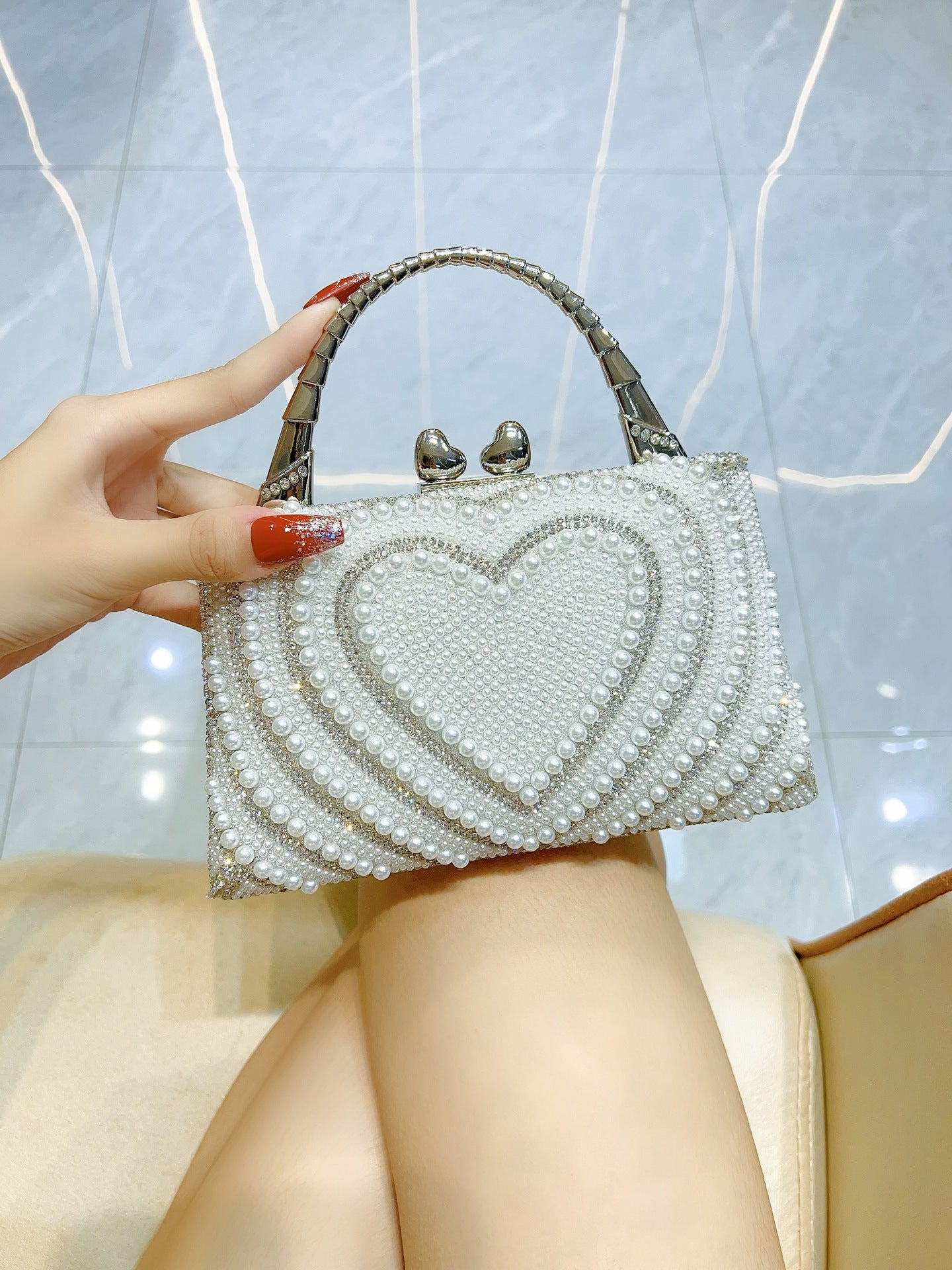 Women's Crossbody Bag Party Handbag Dress Bag Diamond Dinner Bag