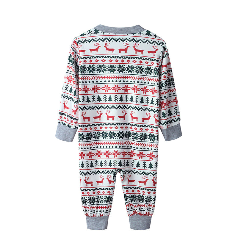 Christmas pajamas set parent-child wear home set pajamas