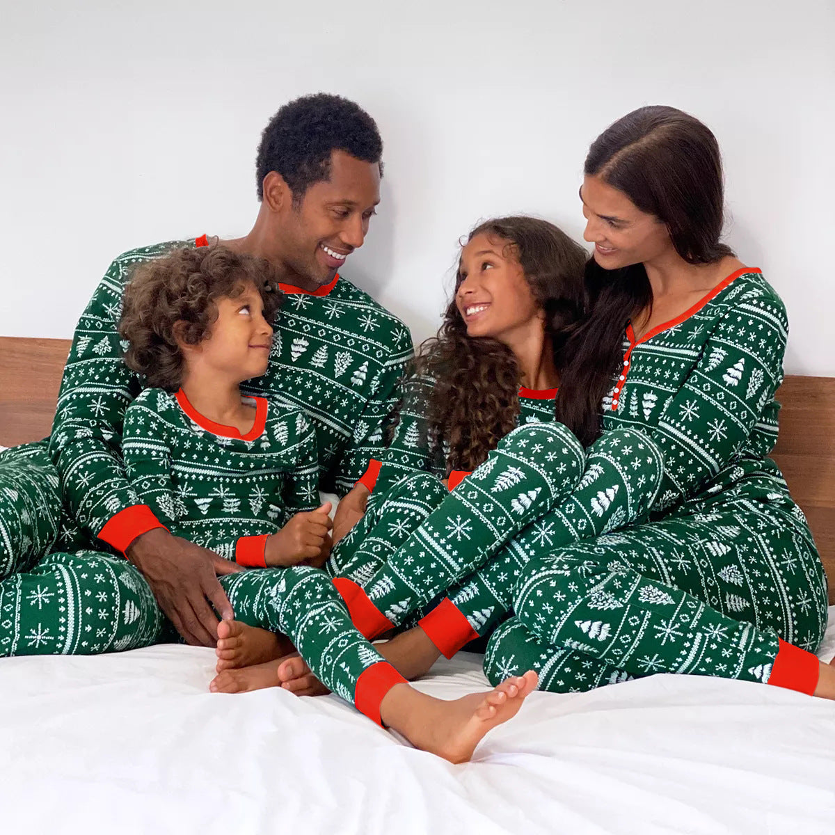 Christmas pajamas set parent-child wear home set pajamas